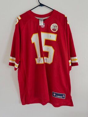 Kansas City Chiefs Patrick Mahomes II #15 Red NFL Jersey 2XL